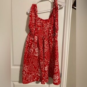 Red and White House of Harlow Dress